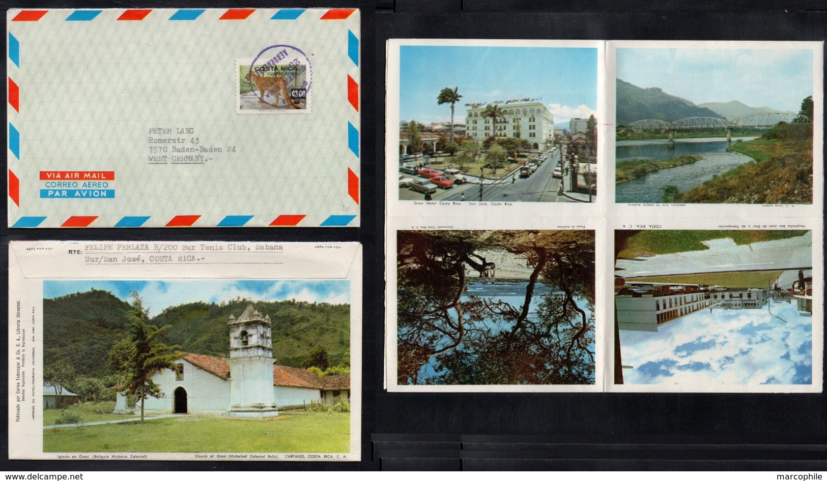 COSTA RICA - SAN JOSE / 1981 AEROGRAMME ILLUSTRE POUR L'ALLEMAGNE (ref 7548) - Costa Rica