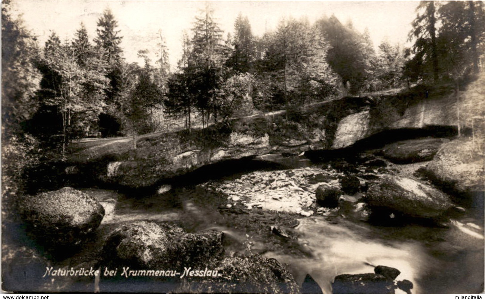 Naturbrücke Bei Krummenau-Nesslau (2630) * 9. 6. 1925 - Krummenau
