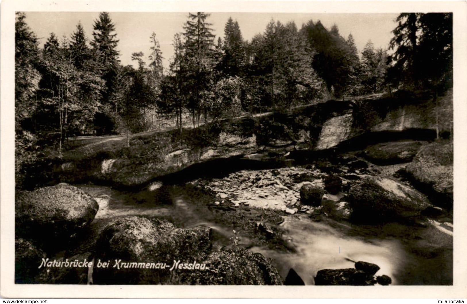 Naturbrücke Bei Krummenau-Nesslau (2630) * 25. 6. 1935 - Krummenau