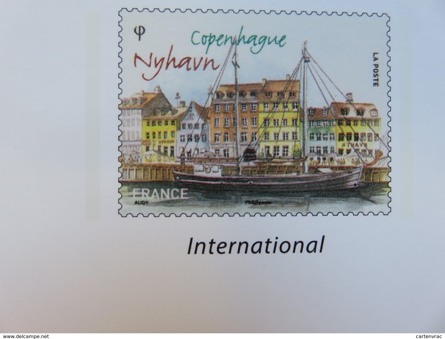 PAP - Carte Postale Pré-timbrée - Timbre International - Copenhage Capitale Européenne - Série Capitales - NEUF - Documents Of Postal Services