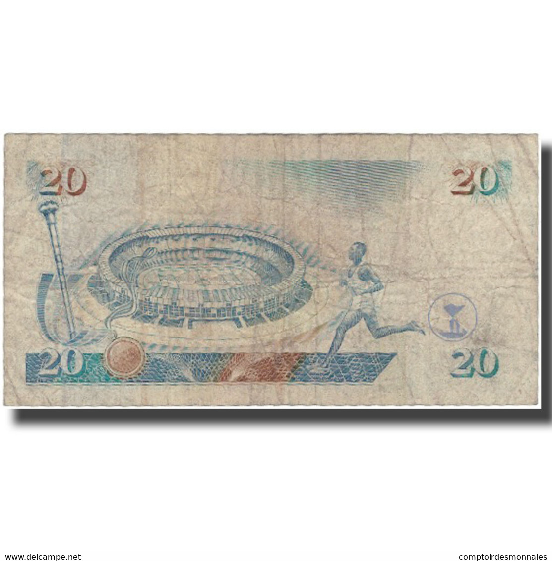 Billet, Kenya, 20 Shillings, 1995-07-01, KM:32, B - Kenia