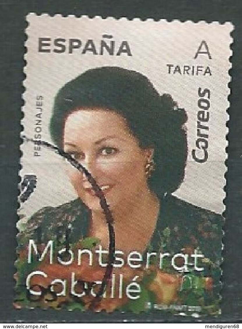 ESPAGNE SPANIEN SPAIN ESPAÑA 2019 SOPRANO LYRIC SINGER: MONTSERRAT CABALLÉ USED ED 5319 YT 5058 MI 5353 - Usados