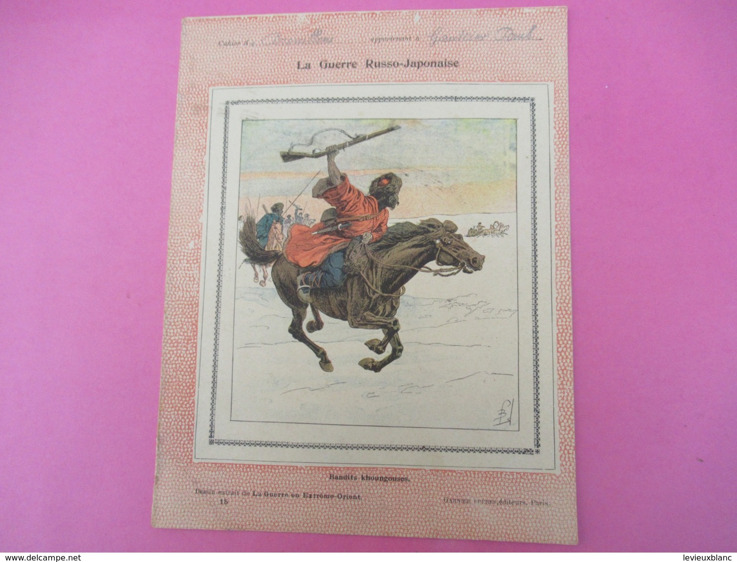 Couverture De Cahier écolier/La Guerre Russo-Japonaise/ Bandits Khoungouses/ Garnier Fréres/Vers1900 CAH270 - Andere & Zonder Classificatie