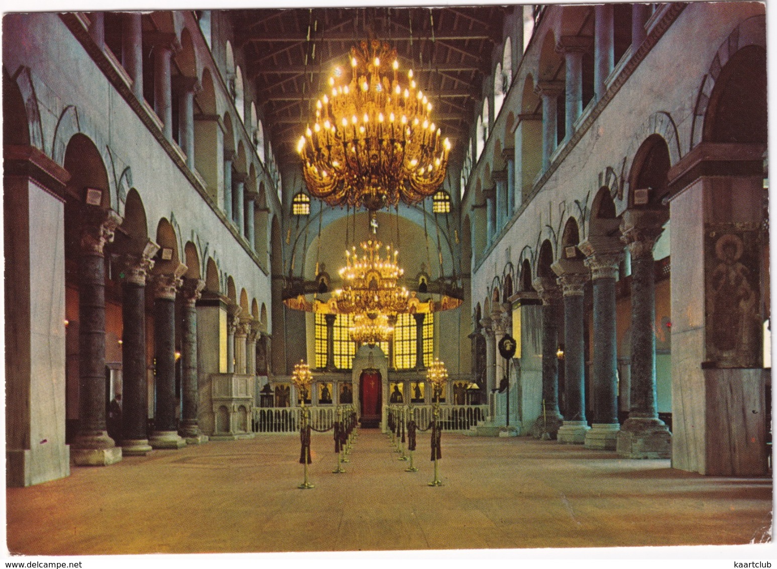 Thessaloniki - Interior St. Demetrious / Das Innere Der Kirche Ag. Dimitrios - Griekenland