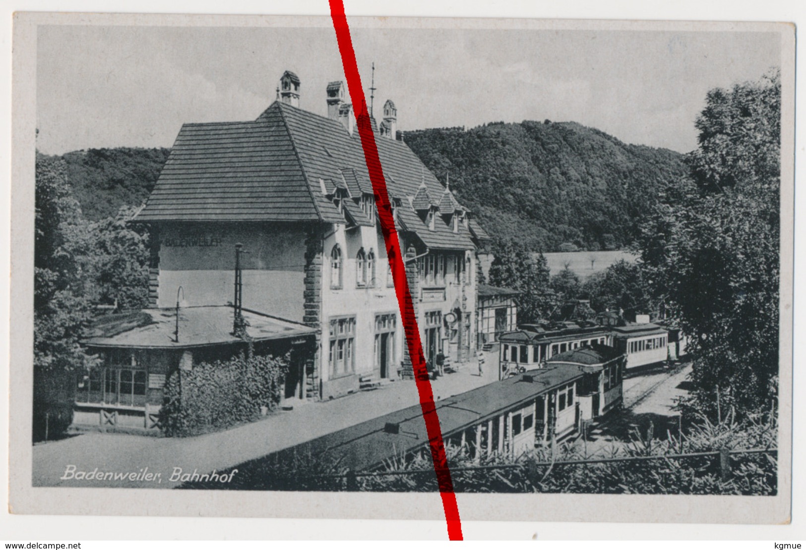 Badenweiler - Bahnhof - Feldpost 1943 - Badenweiler