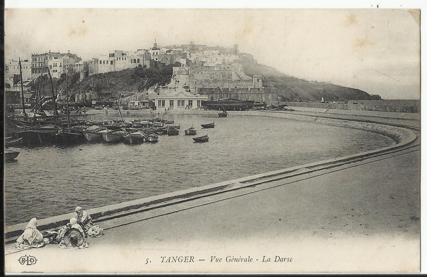 TANGER - Vue Générale - La Darse 1919 - Tanger