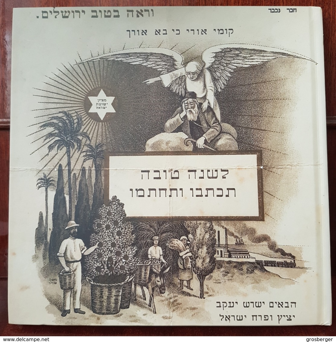 Judaica Jewish New Year Shana Tova Catalog-collector Book W.photos Hebrew Text Judaika - Judaisme