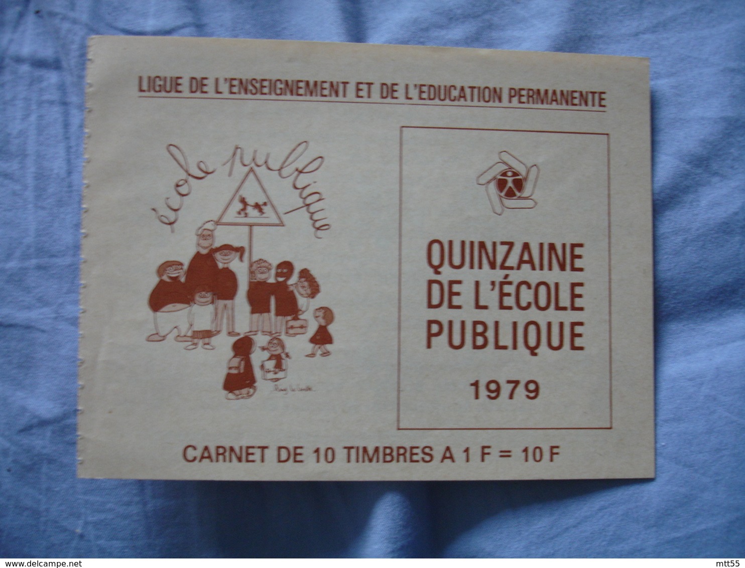 Erinnophilie Carnet Ecole Publique 1979 Vignette Timbre - Altri & Non Classificati