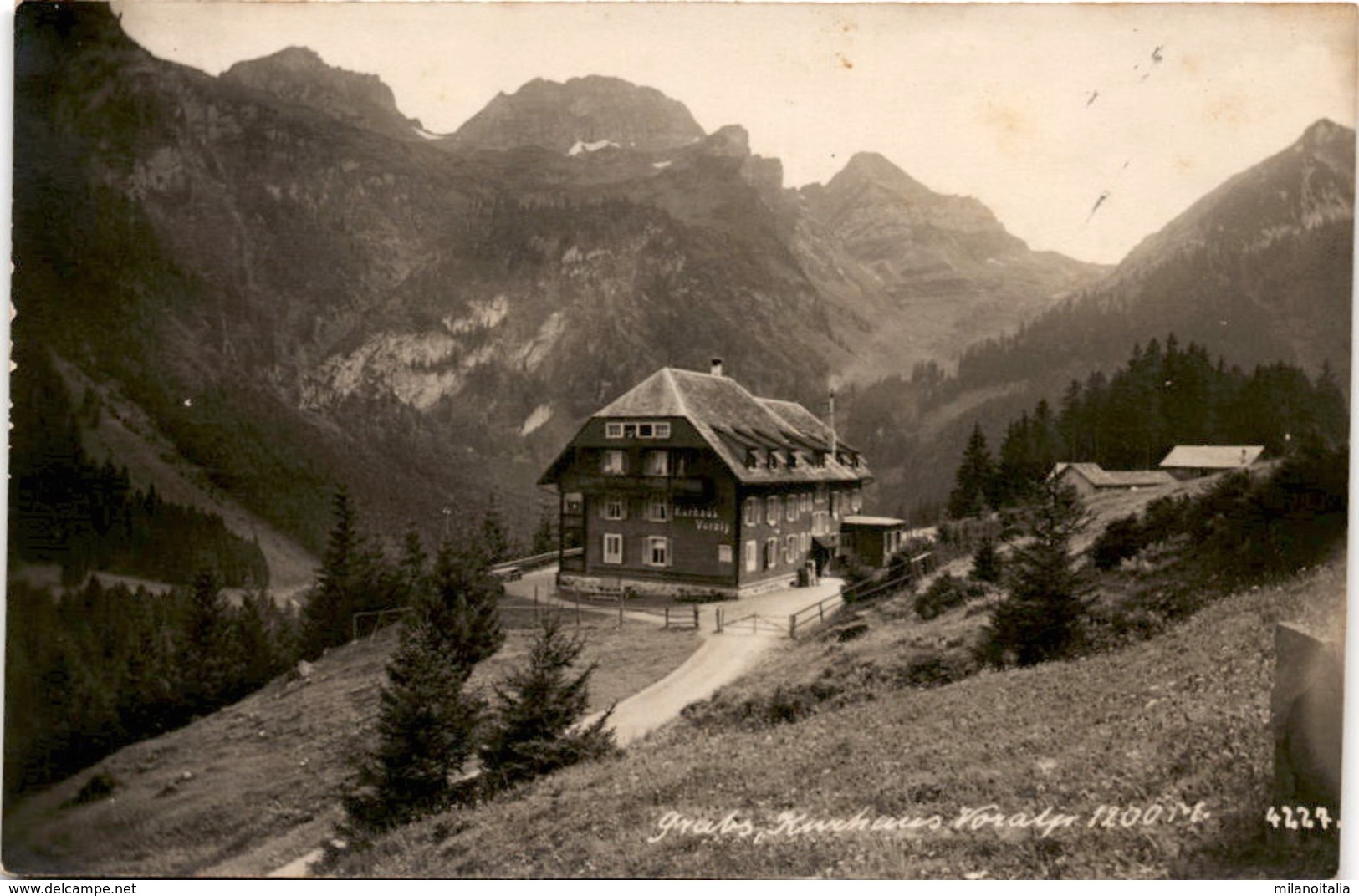 Grabs, Kurhaus Voralp (4227) * 2. X. 1923 - Grabs