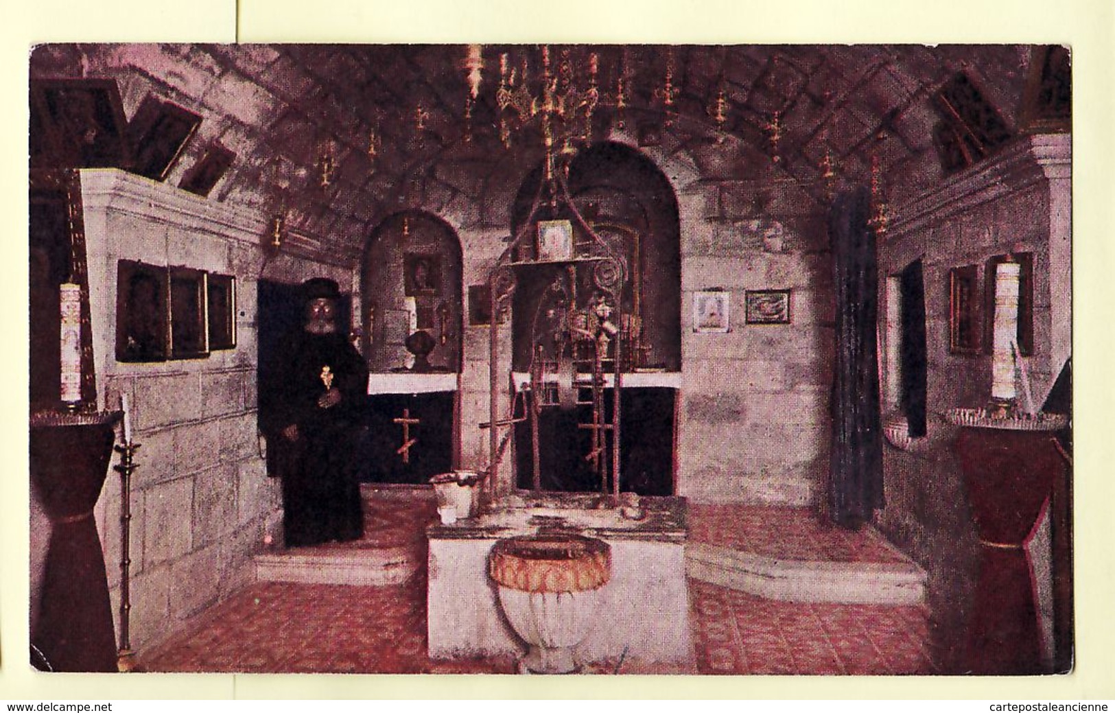 Moy032 NABLUS JACOB'S WELL PUIT JACOB Pope 1960s - Printed GEEK CONVENT PRINTING PRESS JERUSALEM Palestina - Palestine