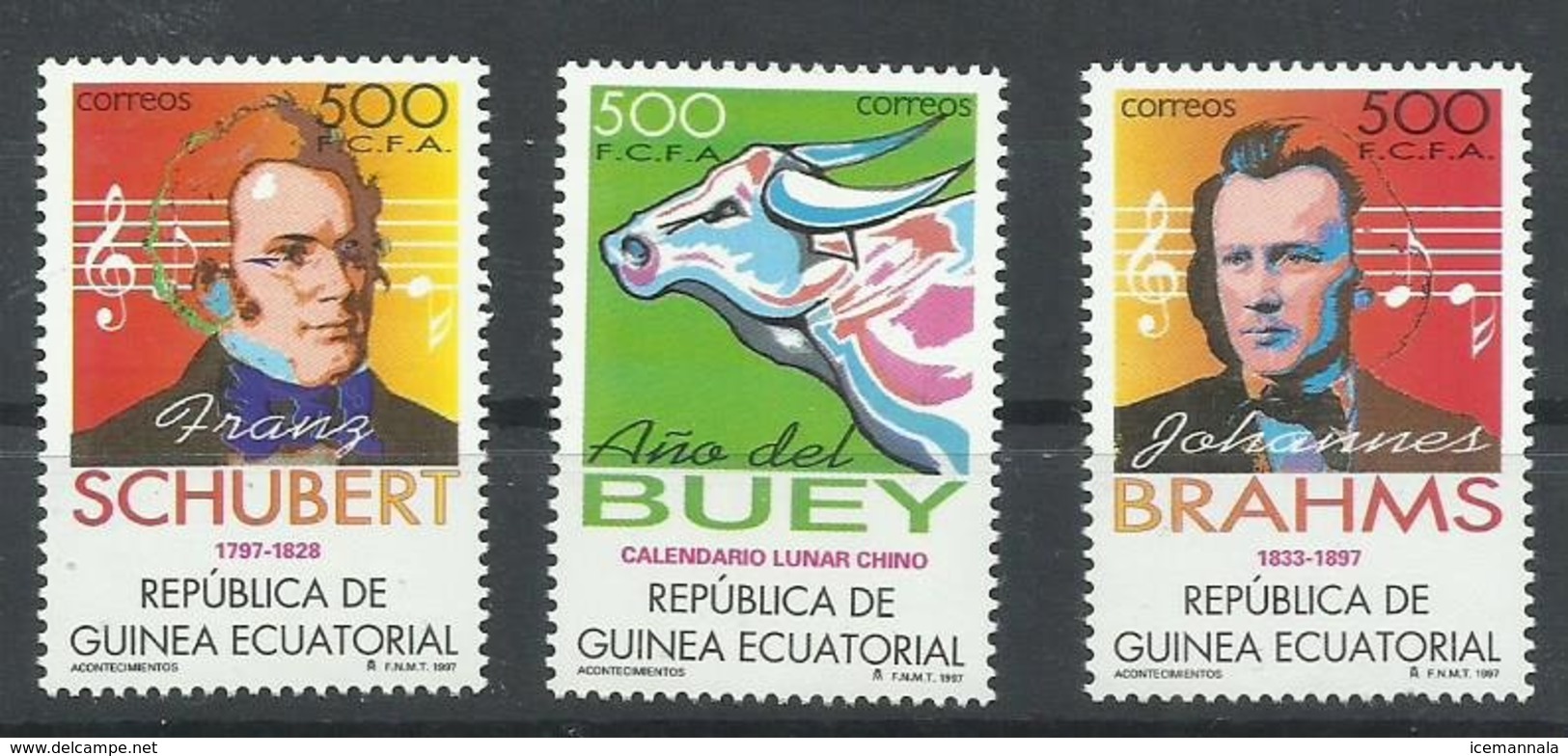 GUINEA ECUATORIAL EDIFIL  237/39   MNH  ** - Guinea Ecuatorial