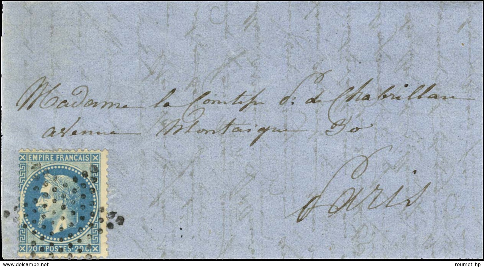 Lettre Avec Texte Daté De Voreppe Le 7 Novembre 1870 Pour Paris. Au Recto, étoile Pleine / N° 29 Et Au Verso, Càd 3 PARI - Guerre De 1870