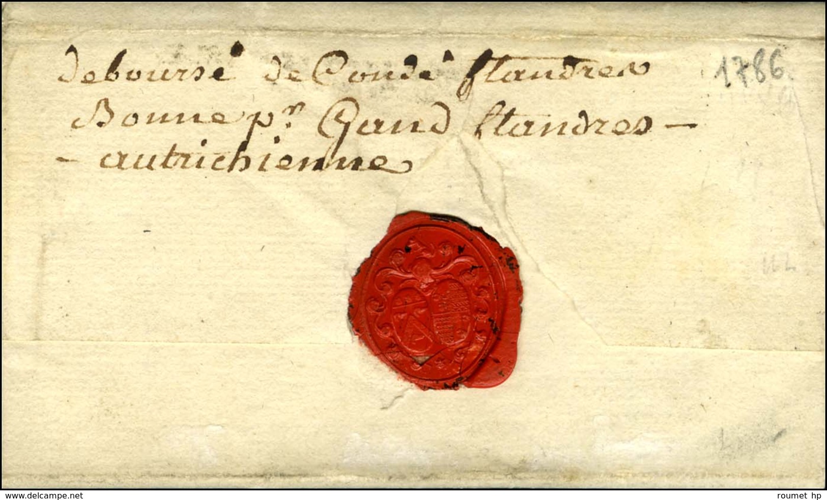 '' Déboursé De Condé ''. 1786. - TB. - 1701-1800: Precursores XVIII