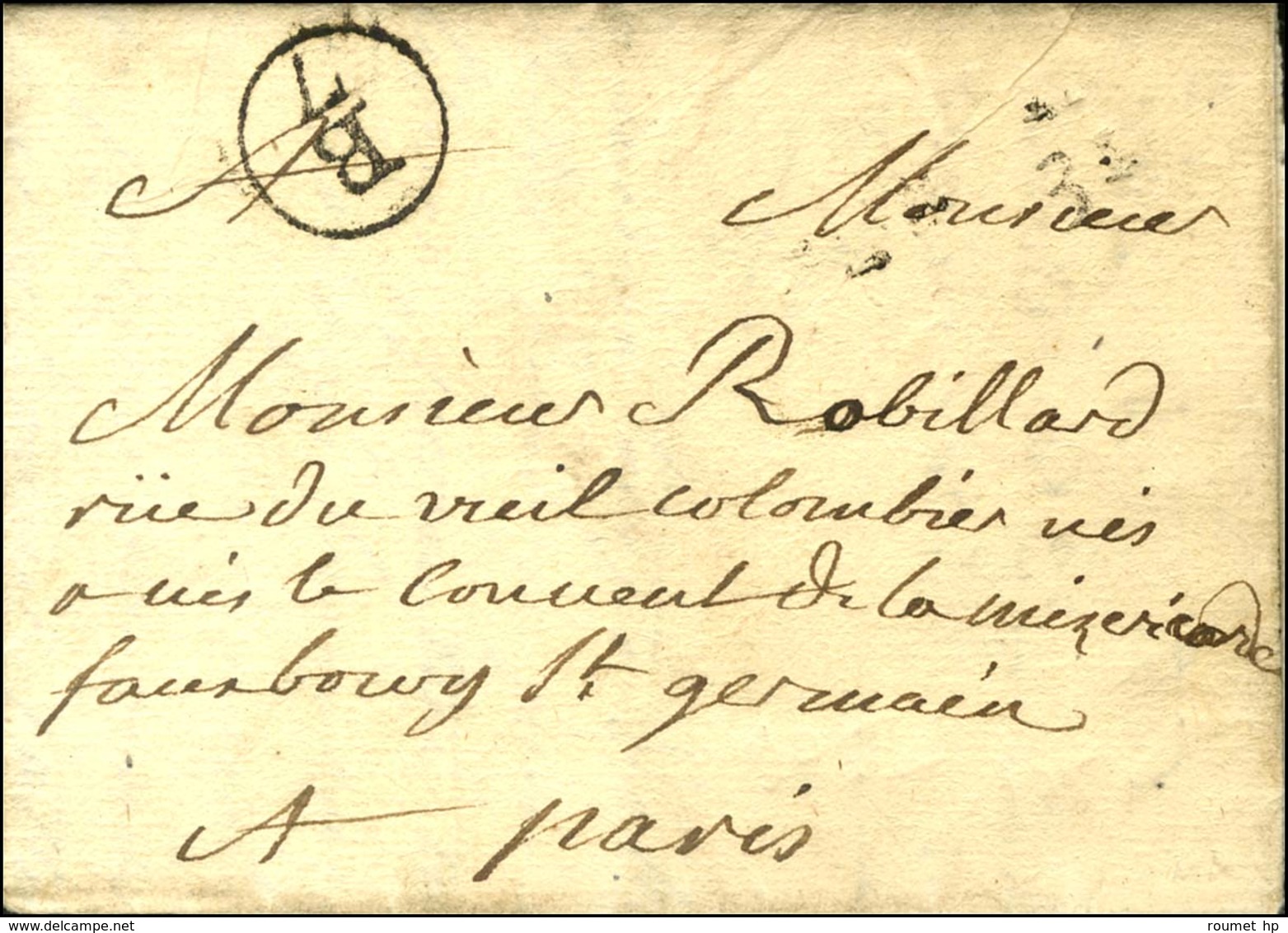 Lettre En Port Payé B / 7 + Quantième. 1766. - SUP. - R. - 1701-1800: Precursori XVIII