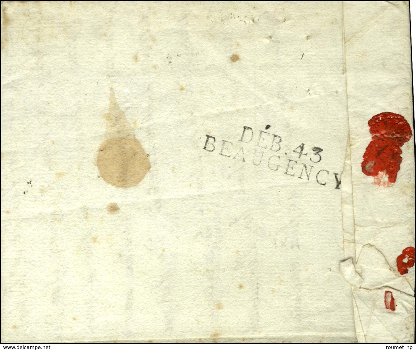 DEB. 43 / BEAUGENCY Sur Lettre Avec Texte Daté 1811. - SUP. - R. - 1801-1848: Précurseurs XIX