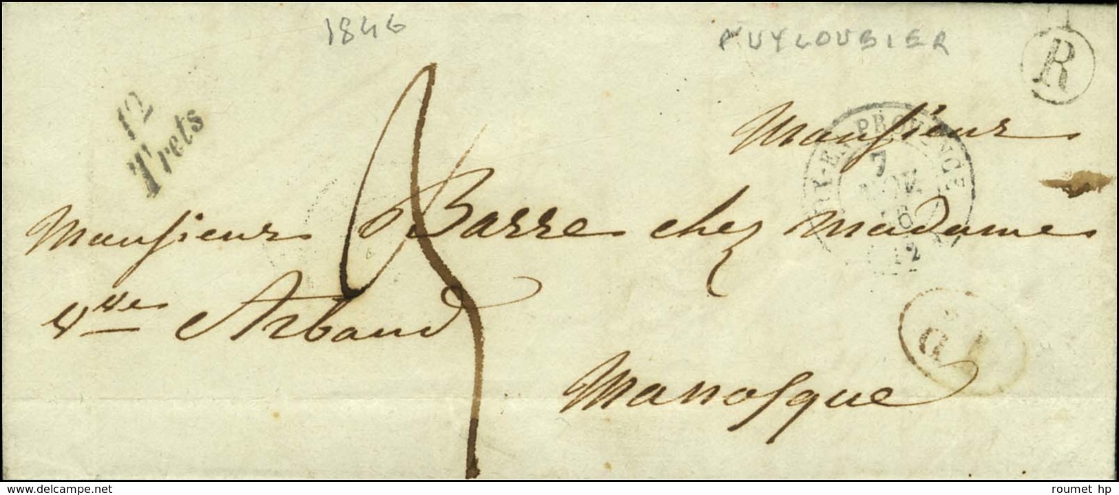 Cursive 12 / Trets. 1846. - TB / SUP. - Autres & Non Classés