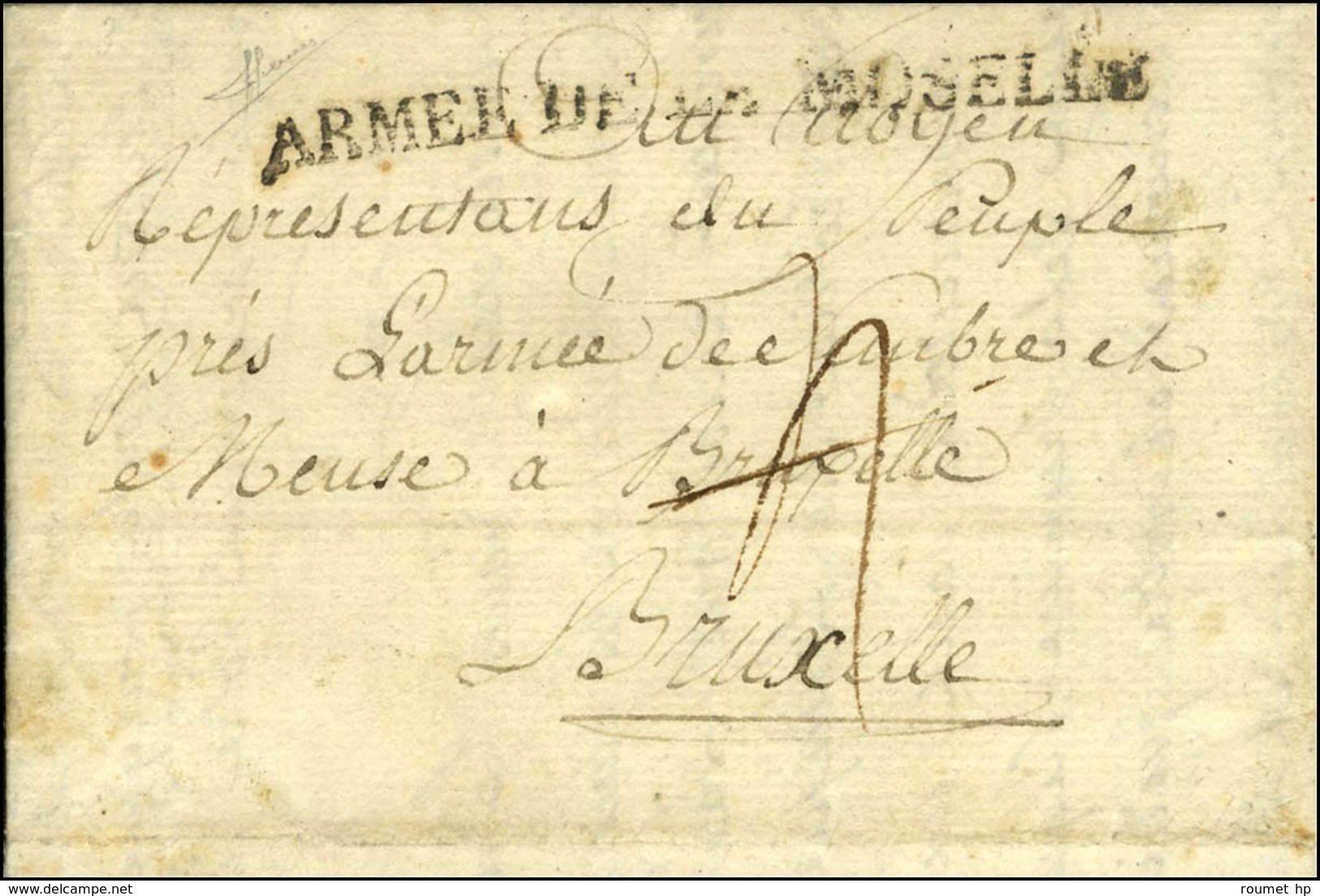 ARMEE DE LA MOSELLE Sur Lettre Avec Long Texte Non Daté. - TB. - Army Postmarks (before 1900)