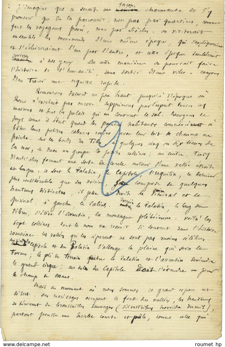 BOISSIER Gaston (1823-1908), Historien, Philologue, De L'Académie Française. -/- ROME. - Other & Unclassified