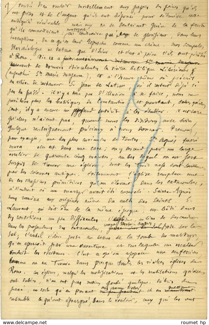 BOISSIER Gaston (1823-1908), Historien, Philologue, De L'Académie Française. -/- ROME. - Autres & Non Classés