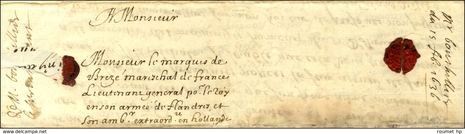 BOUTHILLIER Claude, Comte De Chavigny (1581-1652), Secrétaire D'Etat Puis Surintendant Des Finances. - Sonstige & Ohne Zuordnung
