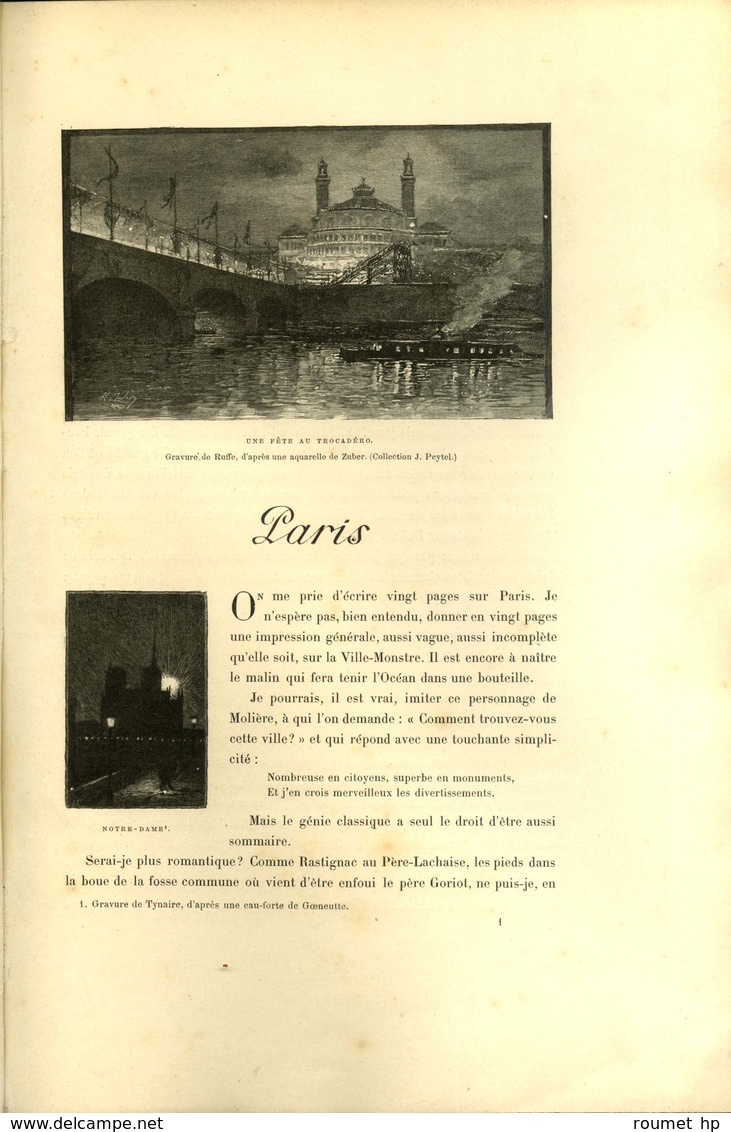 COPPÉE François (1842-1908), poète, dramaturge, romancier de l'Académie Française. -/- PARIS.