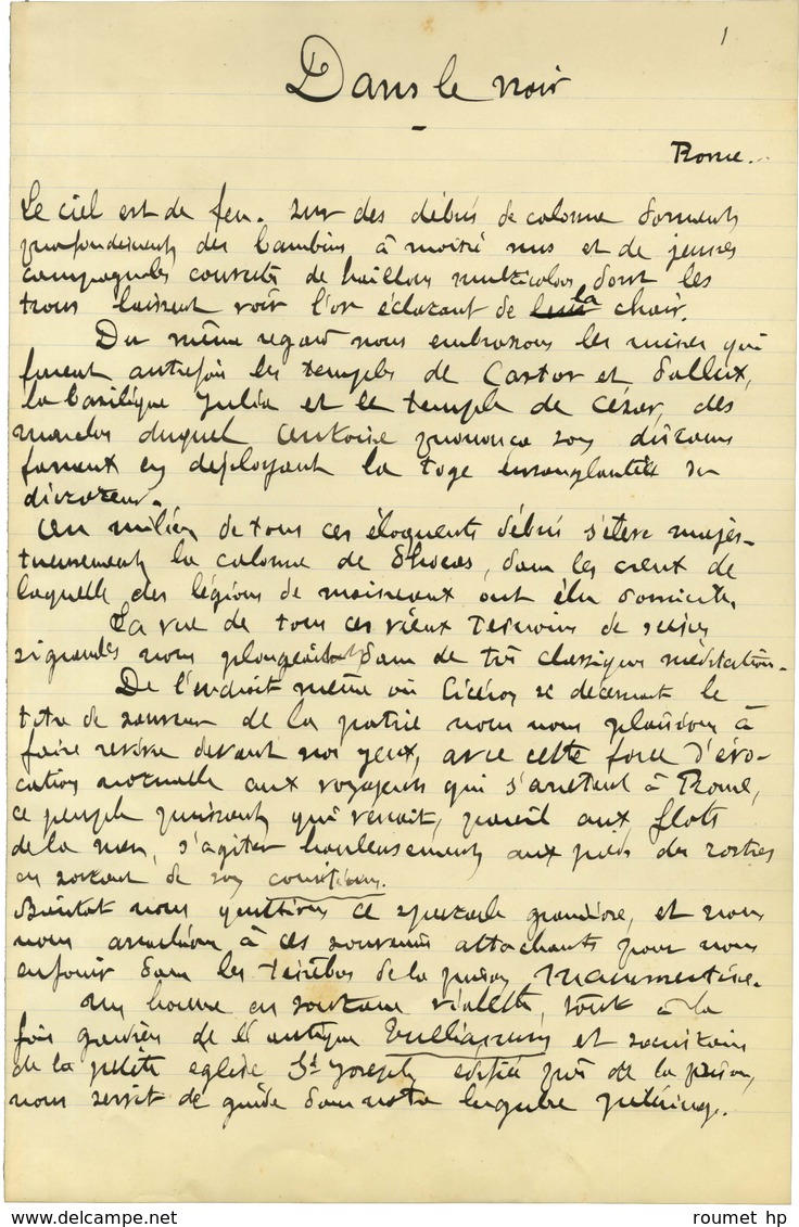 DAYOT Armand (1851-1934), Critique Et Historien D'art. -/- LISBONNE. - Autres & Non Classés