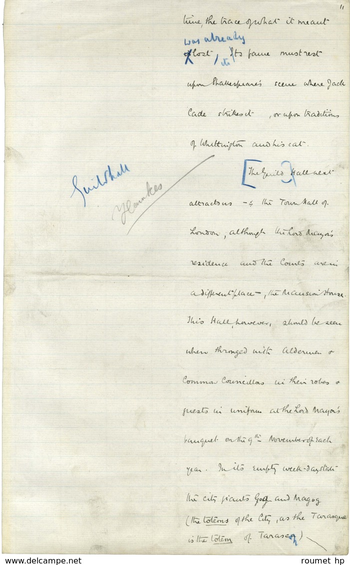 DILKE Charles W, Sir (1843-1911), Homme Politique Et Journaliste Anglais. -/- LONDRES. - Autres & Non Classés