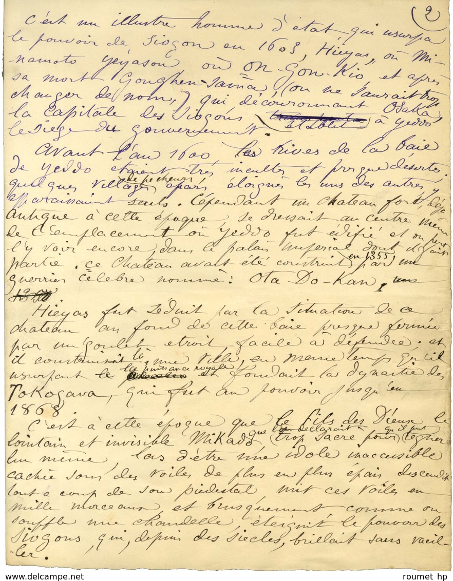 GAUTIER Judith (1845-1917), Femme De Lettres Et Académicienne Goncourt. - /- TOKIO. - Sonstige & Ohne Zuordnung