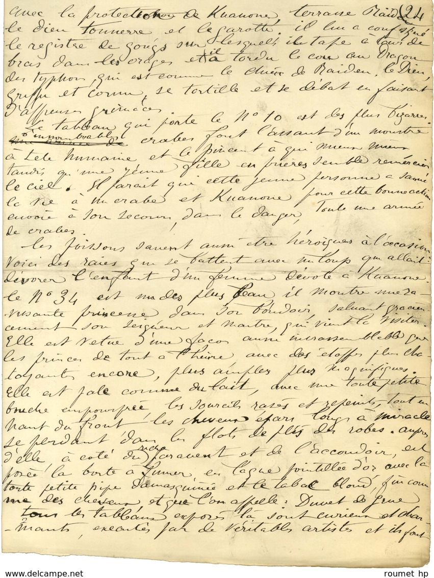 GAUTIER Judith (1845-1917), Femme De Lettres Et Académicienne Goncourt. - /- TOKIO. - Autres & Non Classés