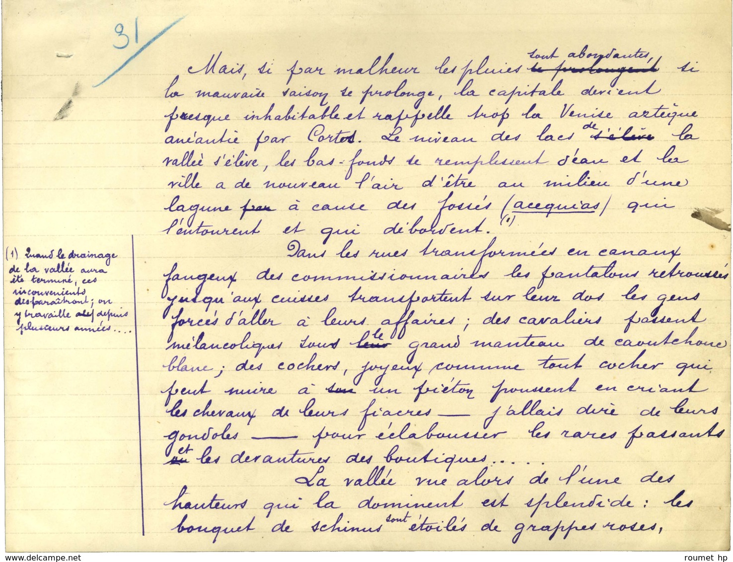 GÉNIN Auguste (1862-1931), industriel, homme d'affaires et écrivain franco-belge. -/- MEXICO.