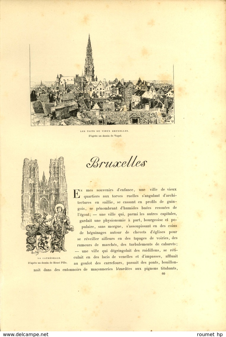 LEMONNIER Camille (1844-1913), écrivain, journaliste et critique d'art belge. -/- BRUXELLES.