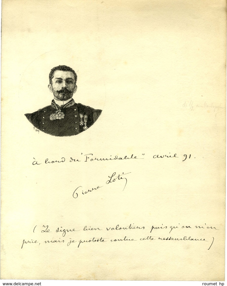 LOTI Pierre, Julien Viaud, Dit (1850-1923), écrivain, Officier De Marine Et Académicien Français. - Autres & Non Classés
