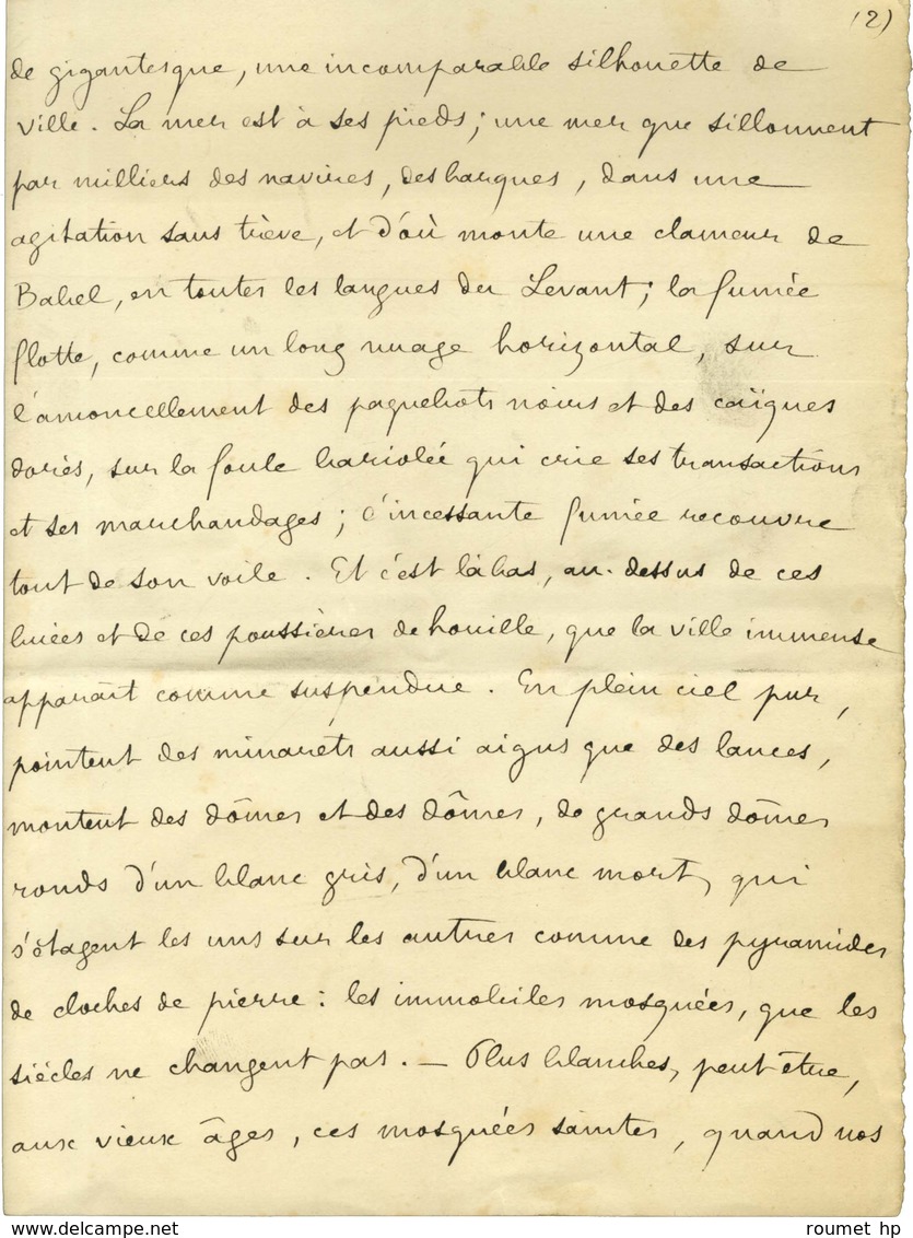 LOTI Pierre, Julien Viaud, Dit (1850-1923), écrivain, Officier De Marine Et Académicien Français. -/- CONSTANTINOPLE. - Other & Unclassified