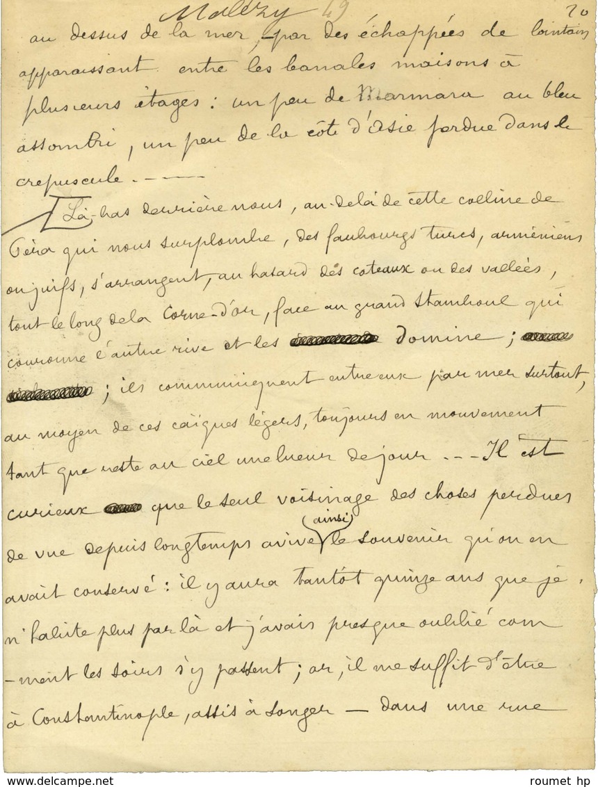 LOTI Pierre, Julien Viaud, Dit (1850-1923), écrivain, Officier De Marine Et Académicien Français. -/- CONSTANTINOPLE. - Other & Unclassified