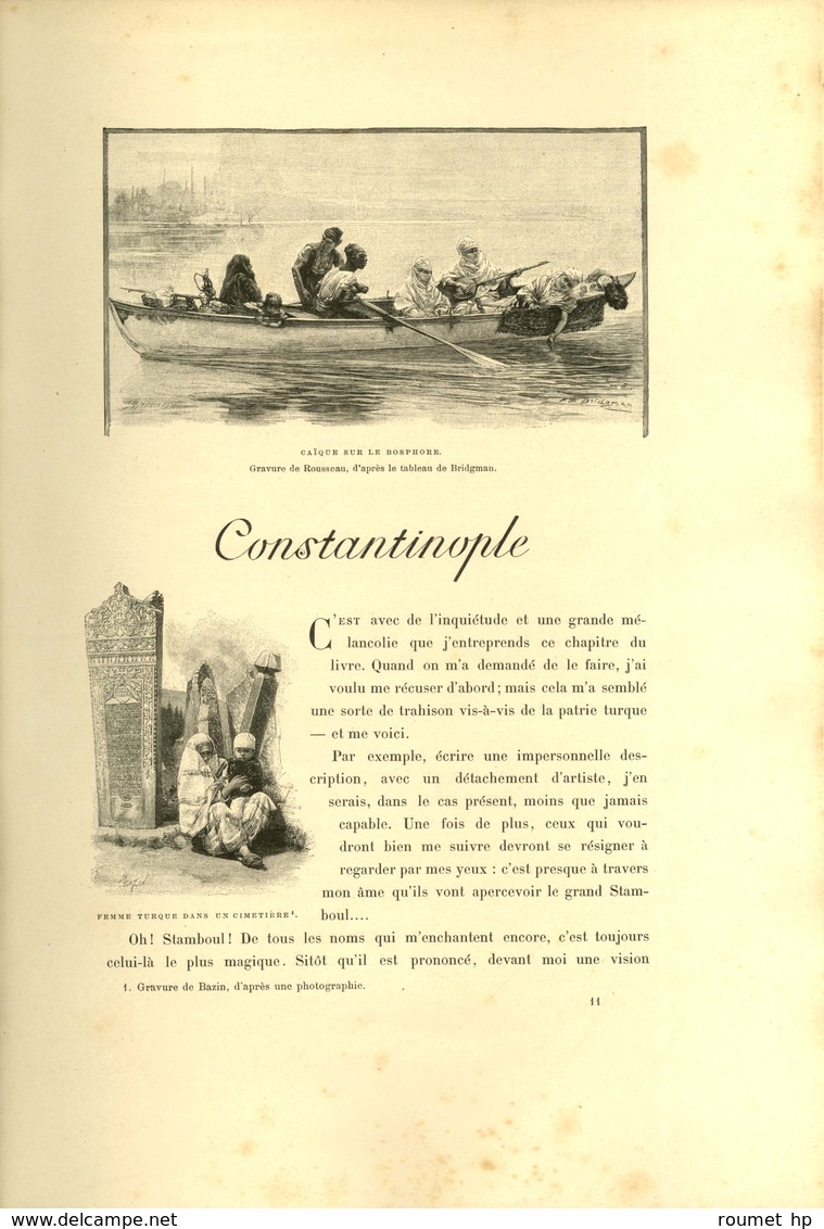 LOTI Pierre, Julien Viaud, dit (1850-1923), écrivain, officier de marine et académicien français. -/- CONSTANTINOPLE.