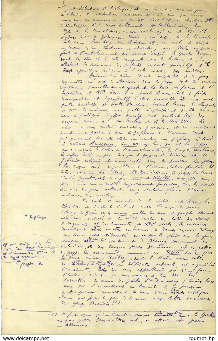 MICHEL André (1853-1925), Historien Et Critique D'art. -/- COPENHAGUE. - Altri & Non Classificati