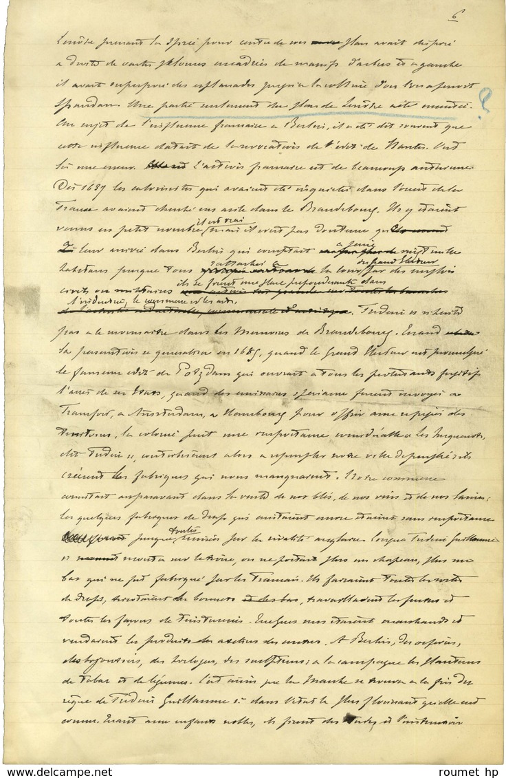 PROUST Antonin (1832-1905), Journaliste, Historien Et Critique D'art, Homme Politique. -/- BERLIN. - Altri & Non Classificati