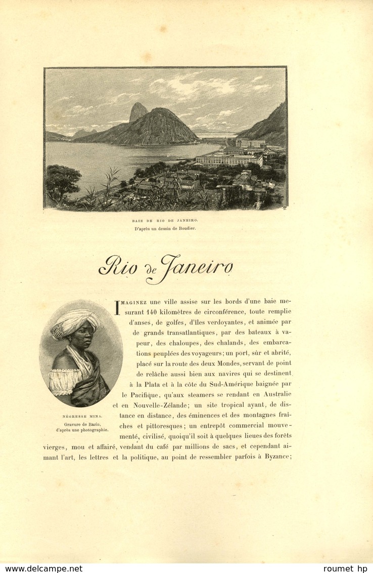 SANTA-ANNA NERY Frederico José de (1848-1901), écrivain et historien brésilien. -/- RIO DE JANEIRO.