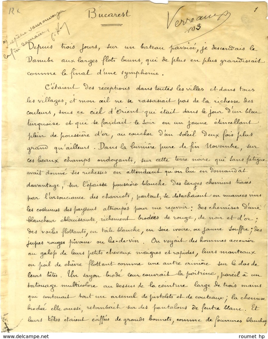 SYLVA Carmen, Élisabeth De Wied Dite (1843-1916) Reine De Roumanie. -/- LOTI Pierre. -/- BUCAREST. - Altri & Non Classificati