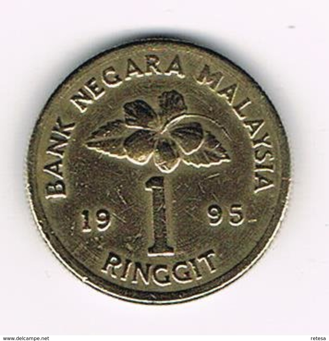 //  MALAYSIA  1  RINGGIT 1995 - Malaysie