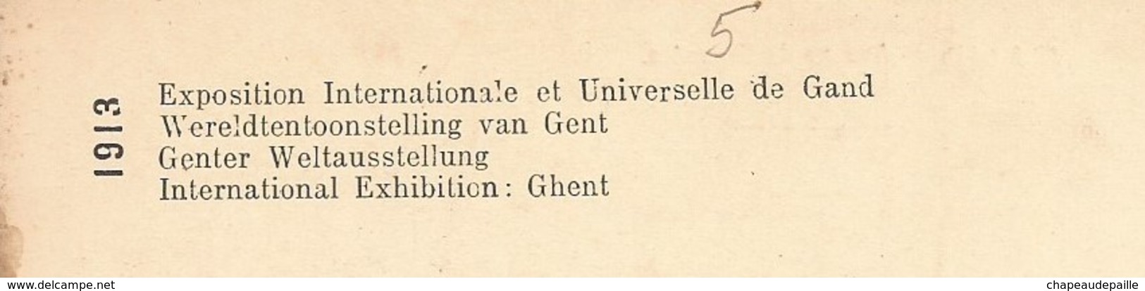 Exposition De Gand 1913 - L'Italie Et Palais De L'Architecture - Expositions