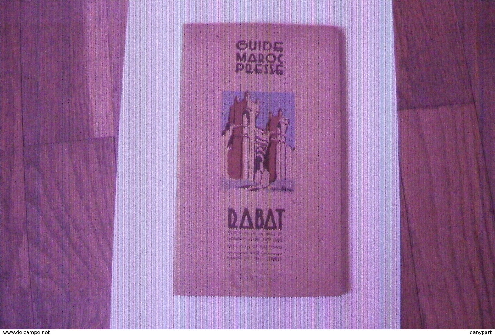 GUIDE MAROC PRESSE - RABAT -  AVEC PLANS ET NOM DES RUES 1941 DEUX SCANS - Rabat