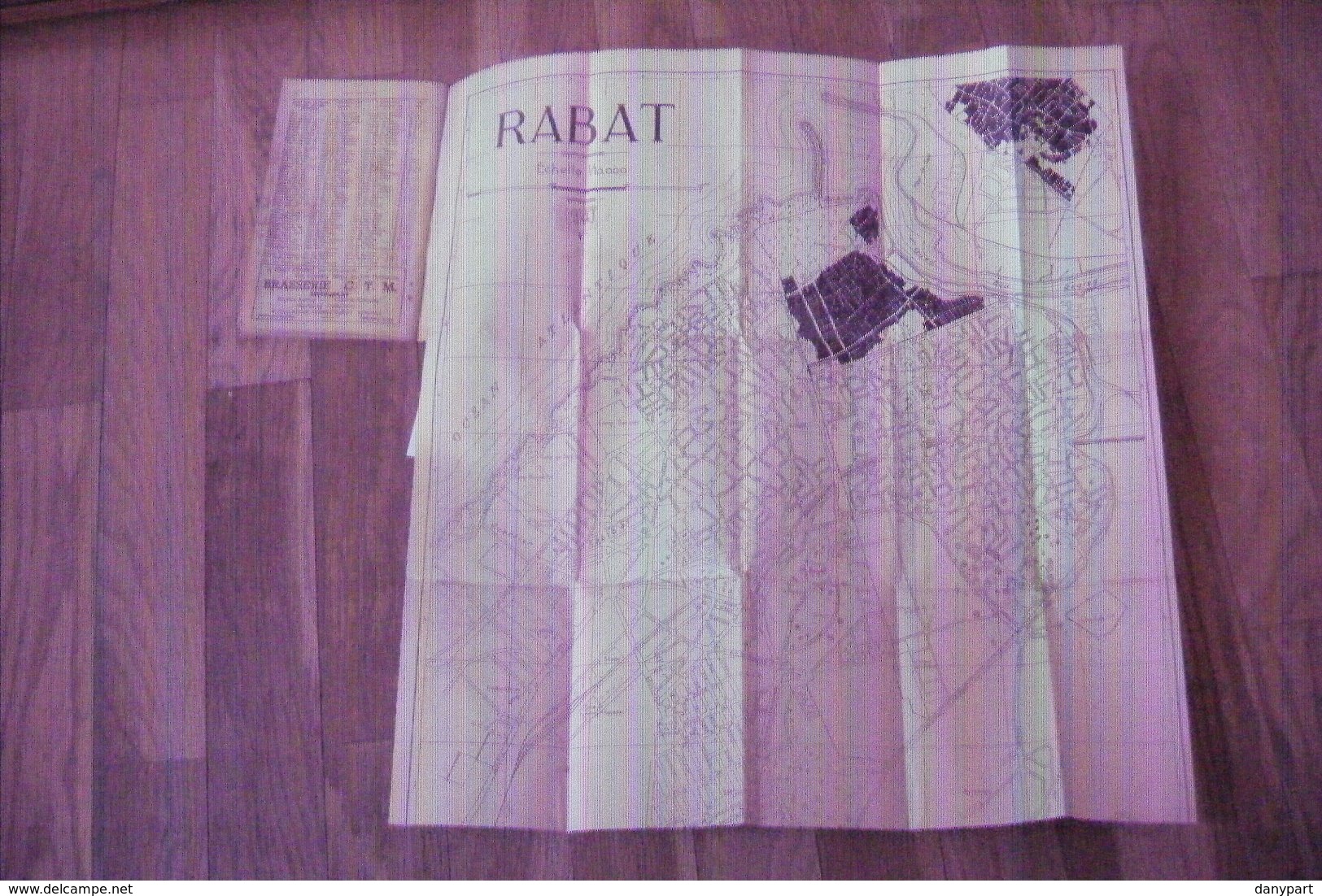 GUIDE MAROC PRESSE - RABAT -  AVEC PLANS ET NOM DES RUES 1941 DEUX SCANS - Rabat