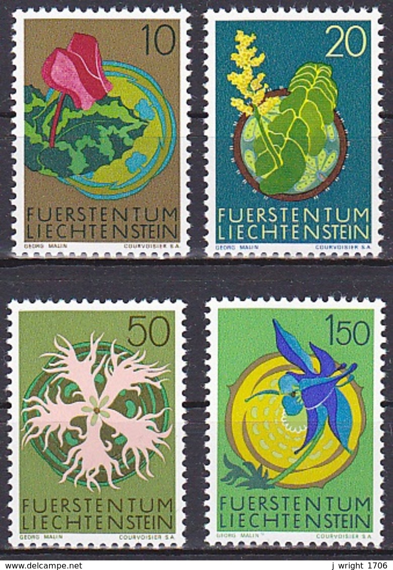 Liechtenstein/1971 - Flowers/Blumen II - Set - MNH - Neufs