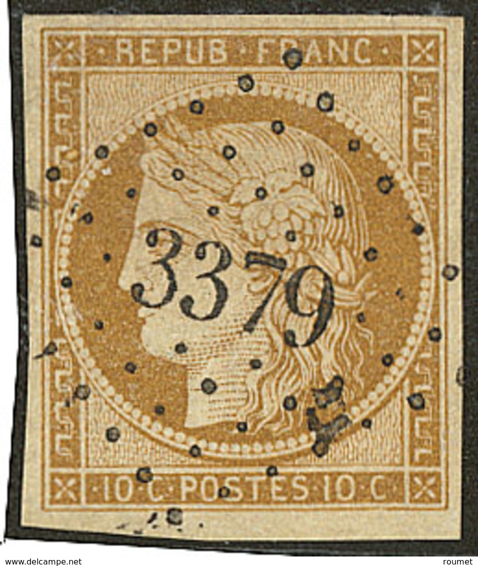 No 1, Nuance Foncée, Obl Pc 3379. - TB - 1849-1850 Cérès