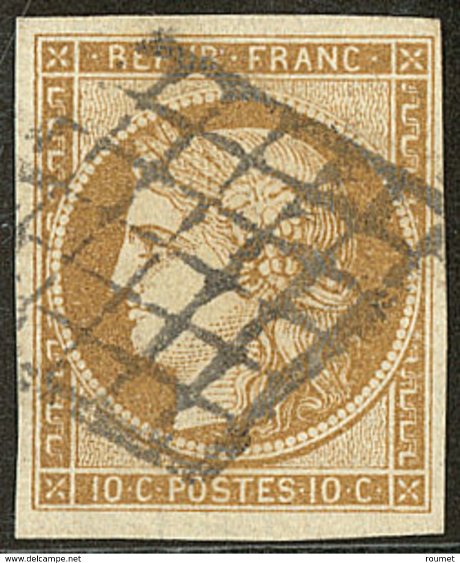 No 1, Obl Grille. - TB - 1849-1850 Cérès