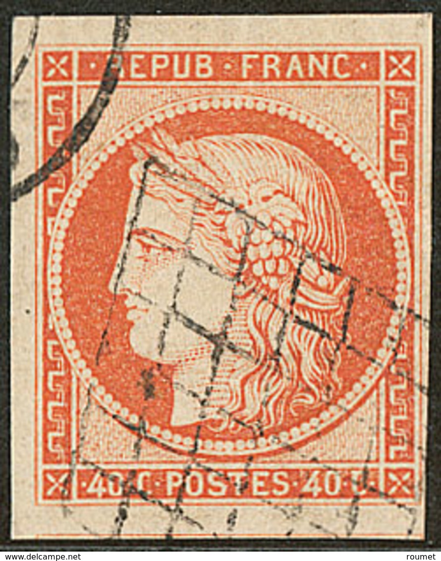 No 5, Obl Grille, Très Frais. - TB - 1849-1850 Ceres