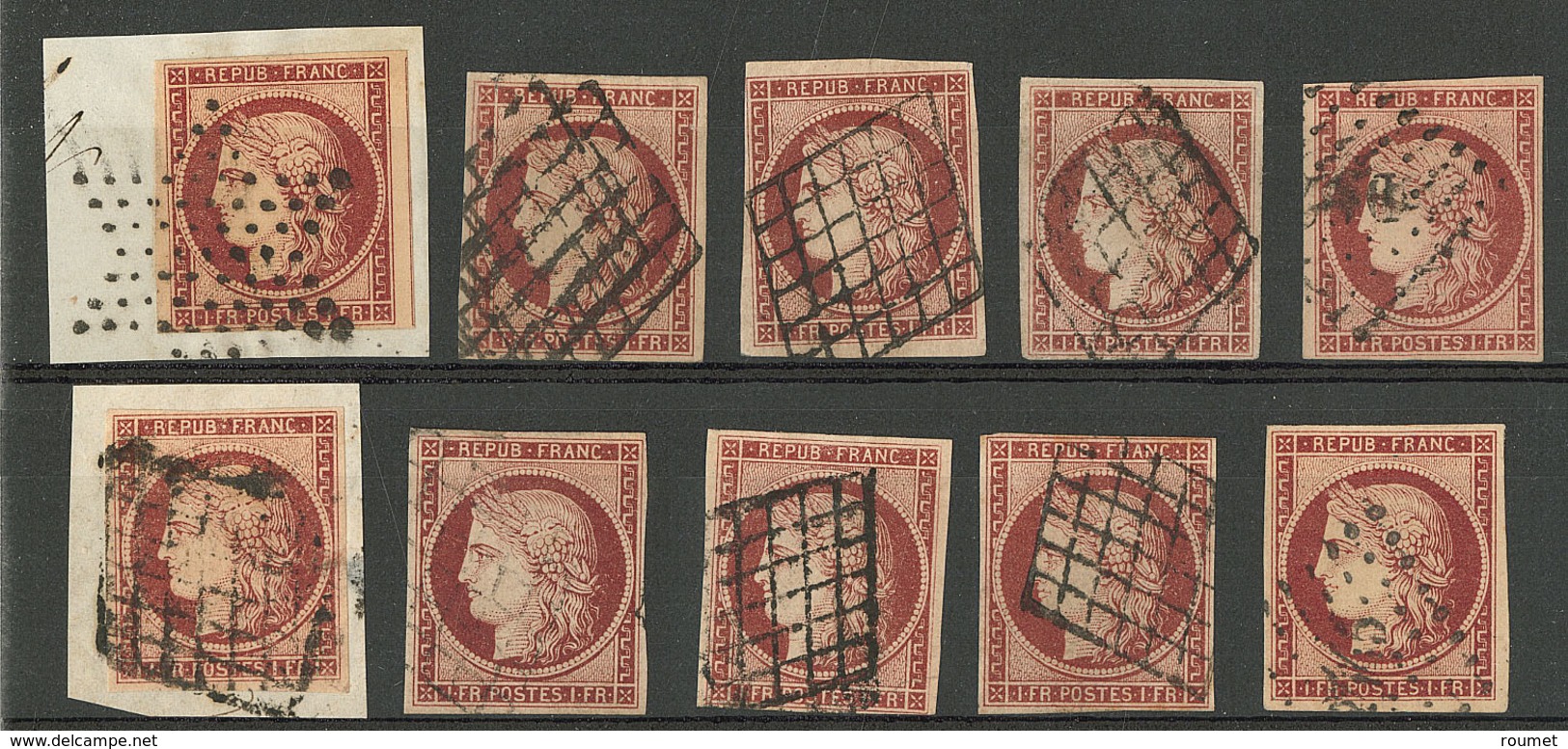 No 6, Nuances Et Obl Diverses, Tous états - 1849-1850 Ceres