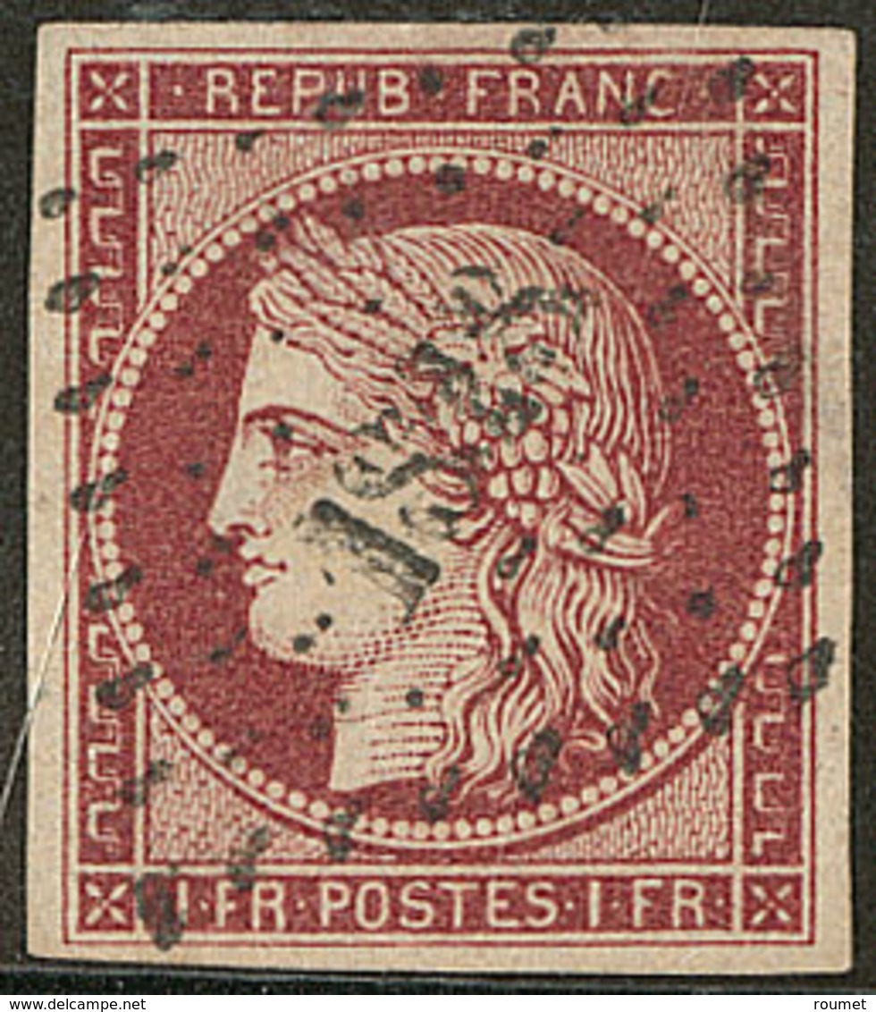 No 6B, Obl Pc. - TB - 1849-1850 Cérès