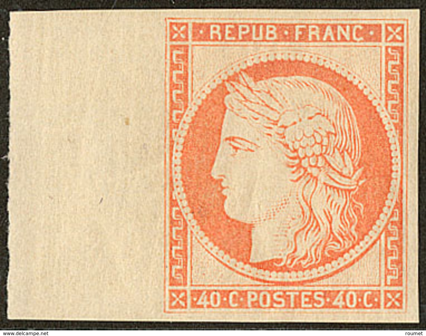 ** Réimpression. No 5g, Bdf, Superbe. - R - 1849-1850 Cérès